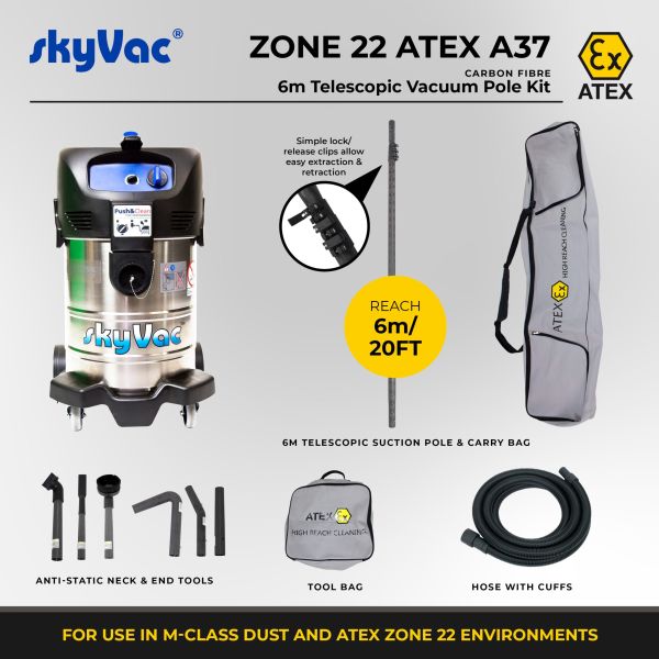 image Skyvac®  Atex A37 240v 6 sections / avec pinces