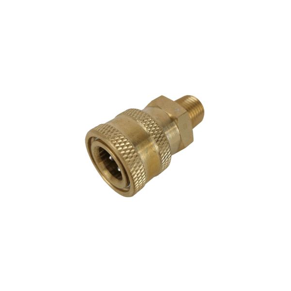 image Raccord rapide femelle haute pression 1/4" avec filetage mâle 1/4"