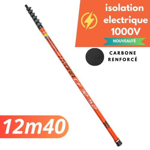 image Perche télescopique en fibre de carbone renforcée Hydra CFP 45/7.3