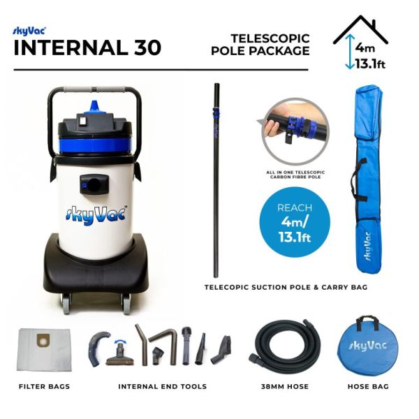 image skyVac® Internal 30 kit 9m  sections d'aspiration à emboittement