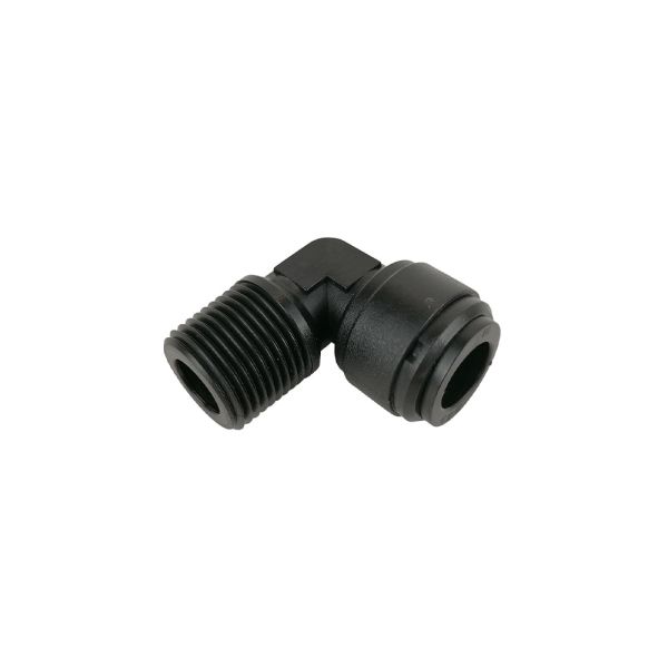 image Ajustement instantané 10 mm – Coude mâle 3/8 BSPT
