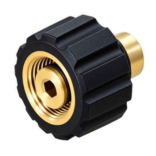 image Raccord de connecteur femelle fileté M22 haute pression, avec filetage femelle 1/4 pouce