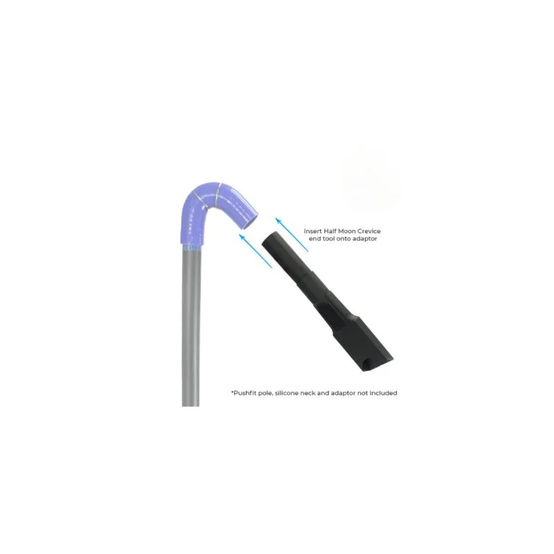 Outil d’extrémité étroit demi-lune skyVac® (Half Moon Crevice)