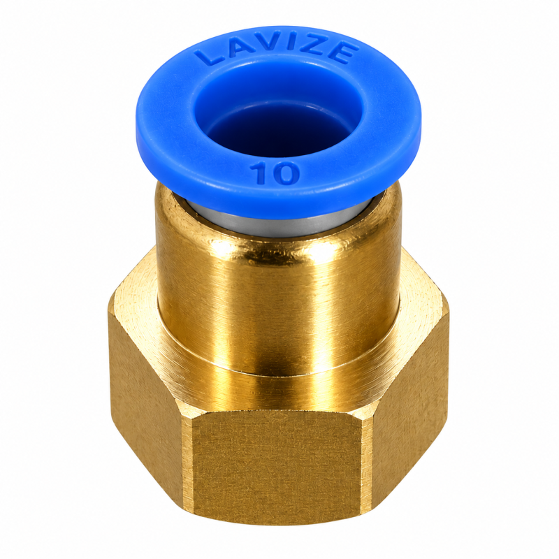 Item Raccord droit instantané femelle – tube 10 mm x 1/2"