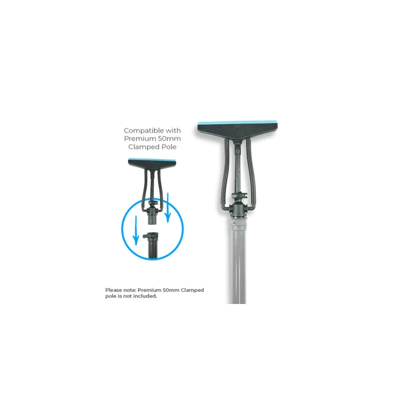 Raclette d’aspiration pour vitres en hauteur skyVac®