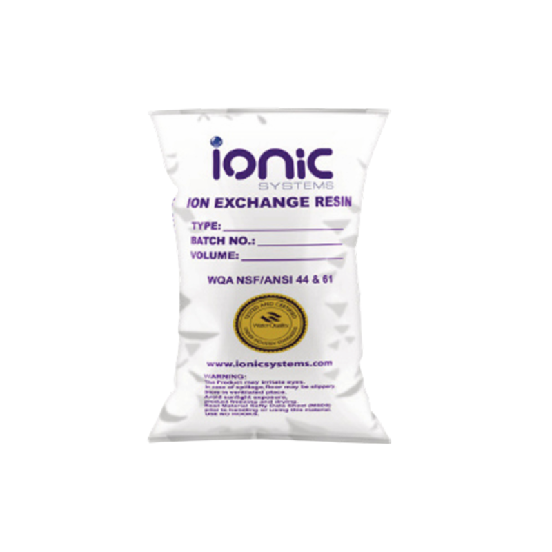 Item Résines échangeuses d’ions IONIC – format 25 litres
