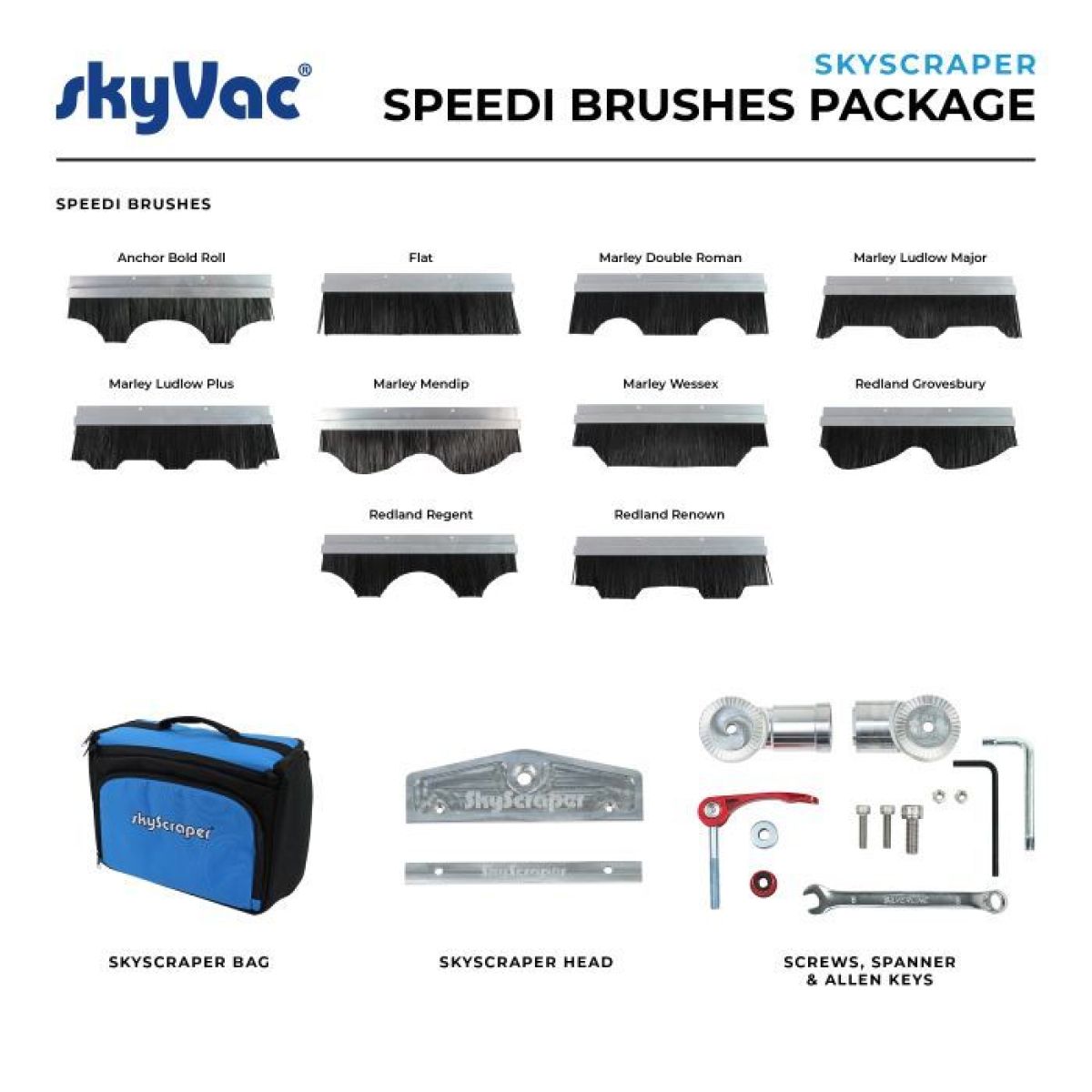 Kit SkyScraper Brosse speedi + tête