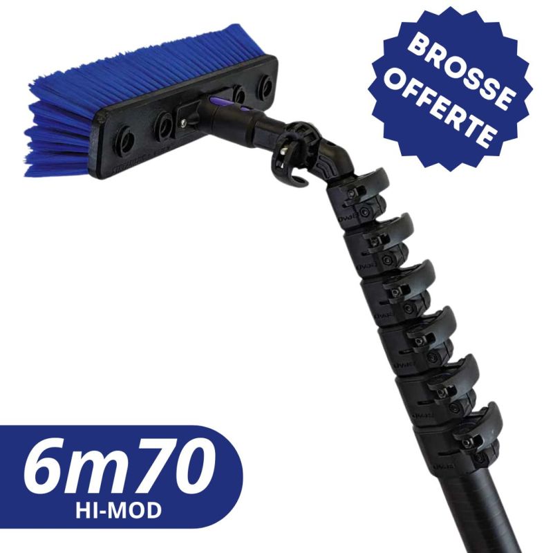 Item Streamline® OVA8® Perche télescopique en fibre de carbone