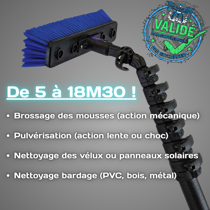 Item Streamline® OVA8® Perche télescopique en fibre de carbone