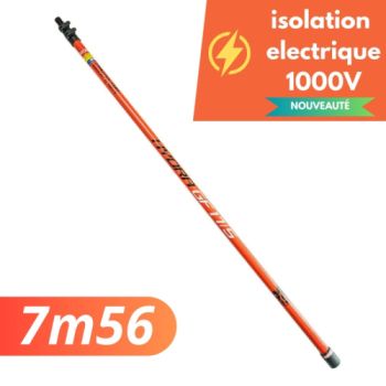 Perche télescopique en fibre de verre Hydra 7m56