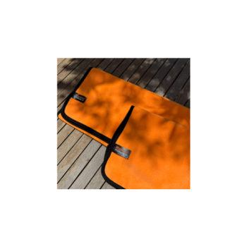 image Serviette éponge microfibre Maykker orange 40 × 40 cm lot de 10