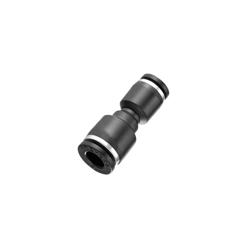 Item Union droite inégale polymère pour tubes 10 mm / 8 mm